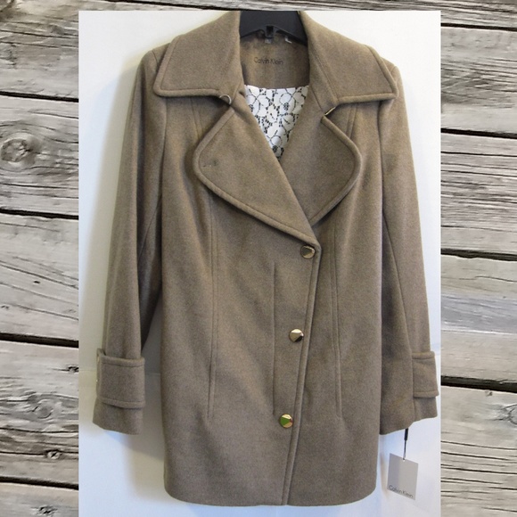 Calvin Klein Wool Blend Jacket Size 8 or 10 - Picture 1 of 3